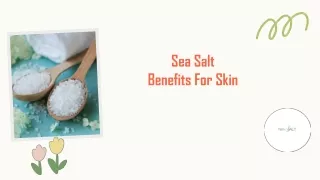 Sea Salt Benefits For Skin | Nm-Salt