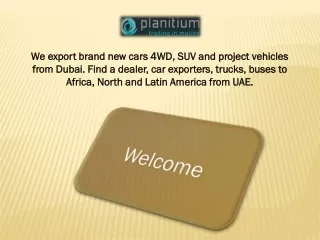 we export brand new cars 4wd suv and project
