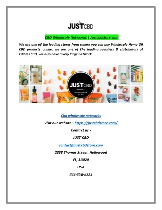 cbd wholesale networks justcbdstore com