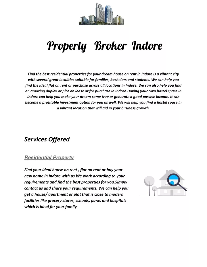 propert broker indor