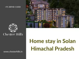 home stay in solan himachal pradesh