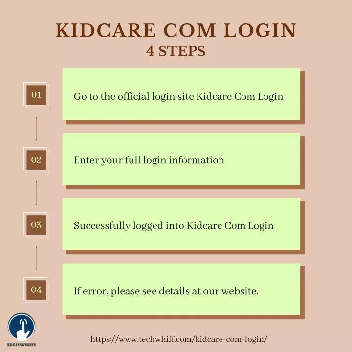 kidcare com login 4 steps