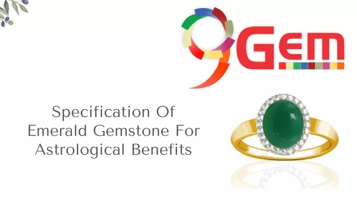 specification of emerald gemstone