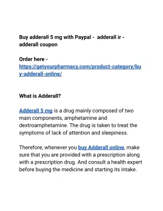 Buy adderall 5 mg with Paypal -  adderall ir -  adderall coupon