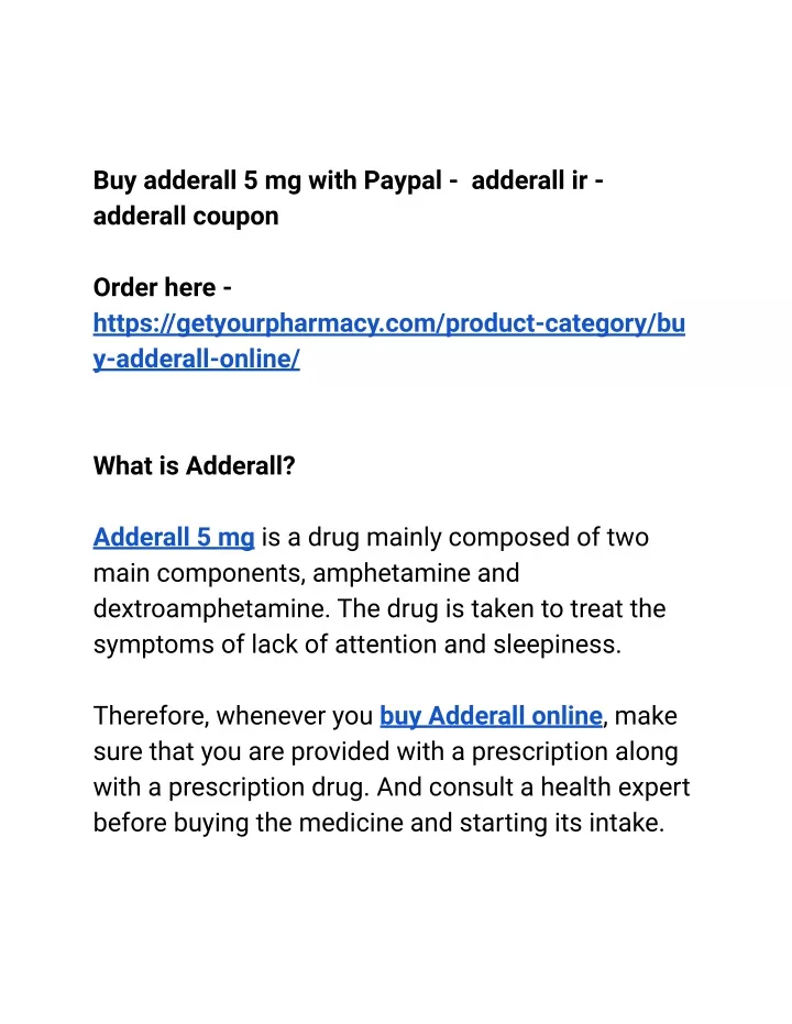 buy adderall 5 mg with paypal adderall