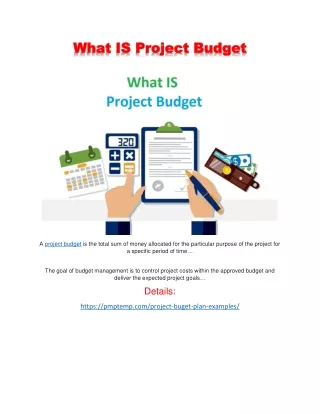 What Is Project Budget