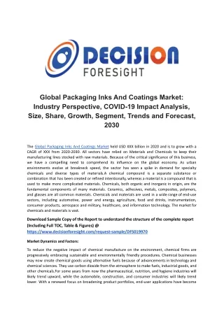 Global Packaging Inks And Coatings Market.docx