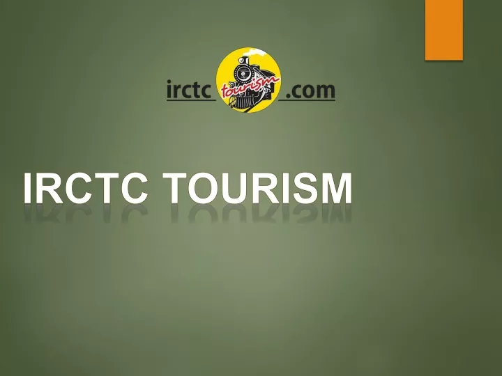 irctc tourism