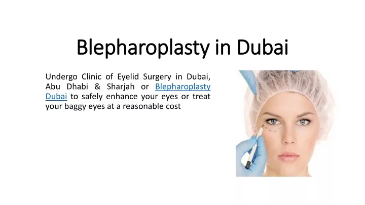 blepharoplasty in dubai