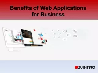Benefits of Web Applications for Business