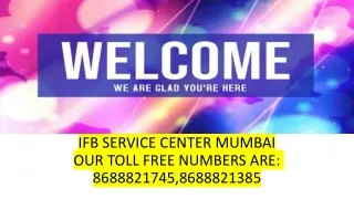 IFB top load washing machine repair service center in Mumbai Maharashtra