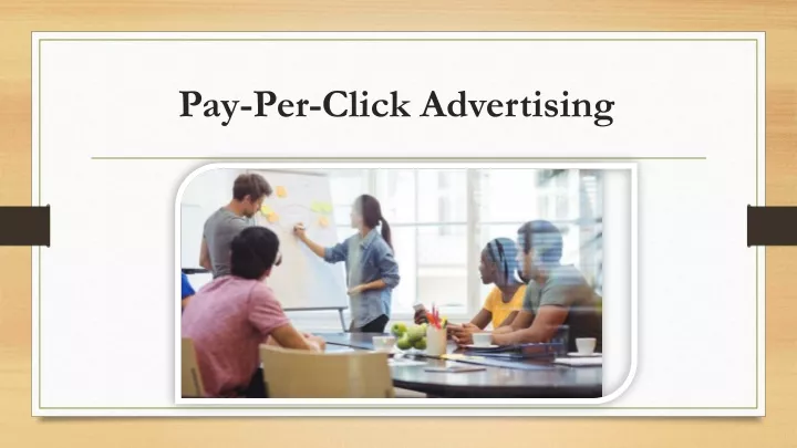 pay per click advertising