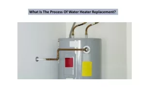 what is the process of water heater replacement