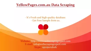 yellowpages com au data scraping