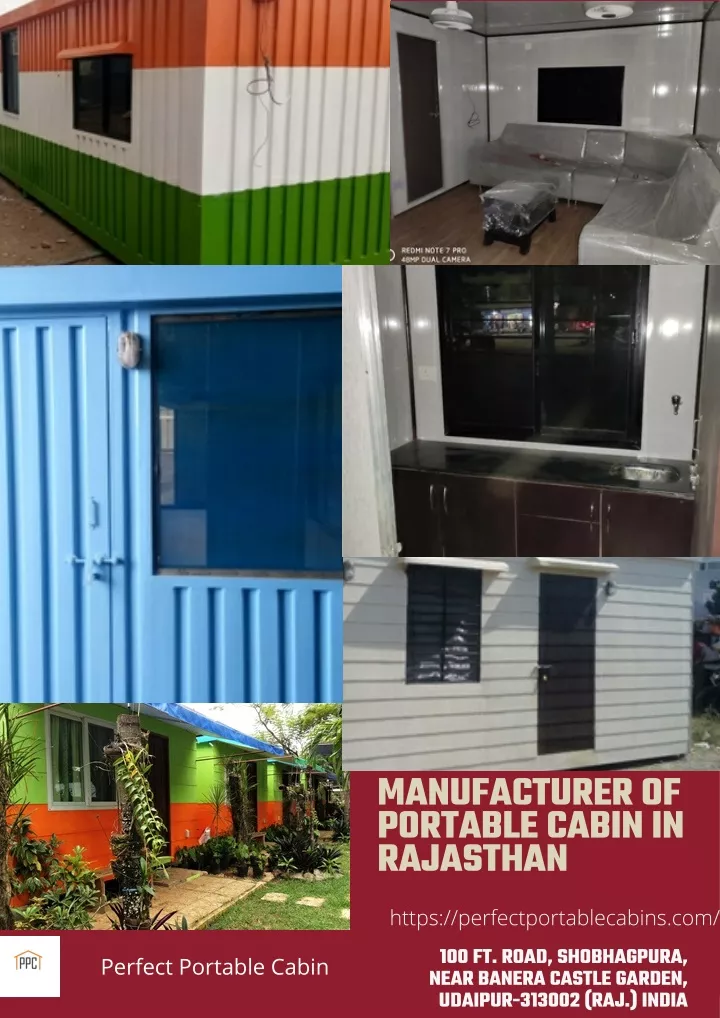 manufacturer of portable cabin in rajasthan