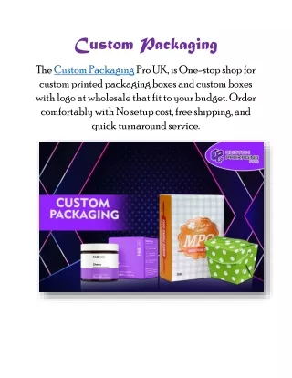 custom packaging the custom packaging