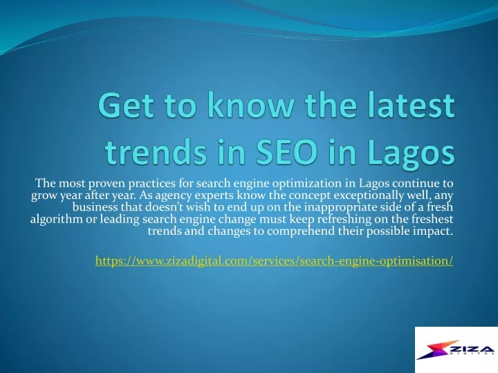 get to know the latest trends in seo in lagos
