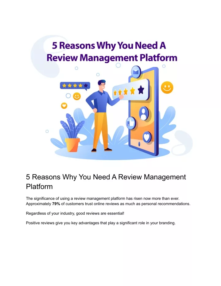 5 reasons why you need a review management