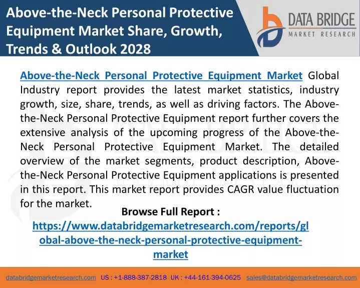 above the neck personal protective equipment