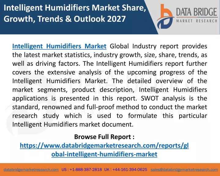 intelligent humidifiers market share growth