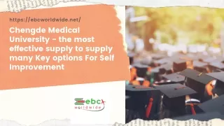 Chengde Medical University - the most effective supply to supply many Key options For Self Improvement