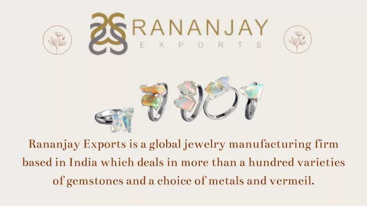 rananjay exports is a global jewelry