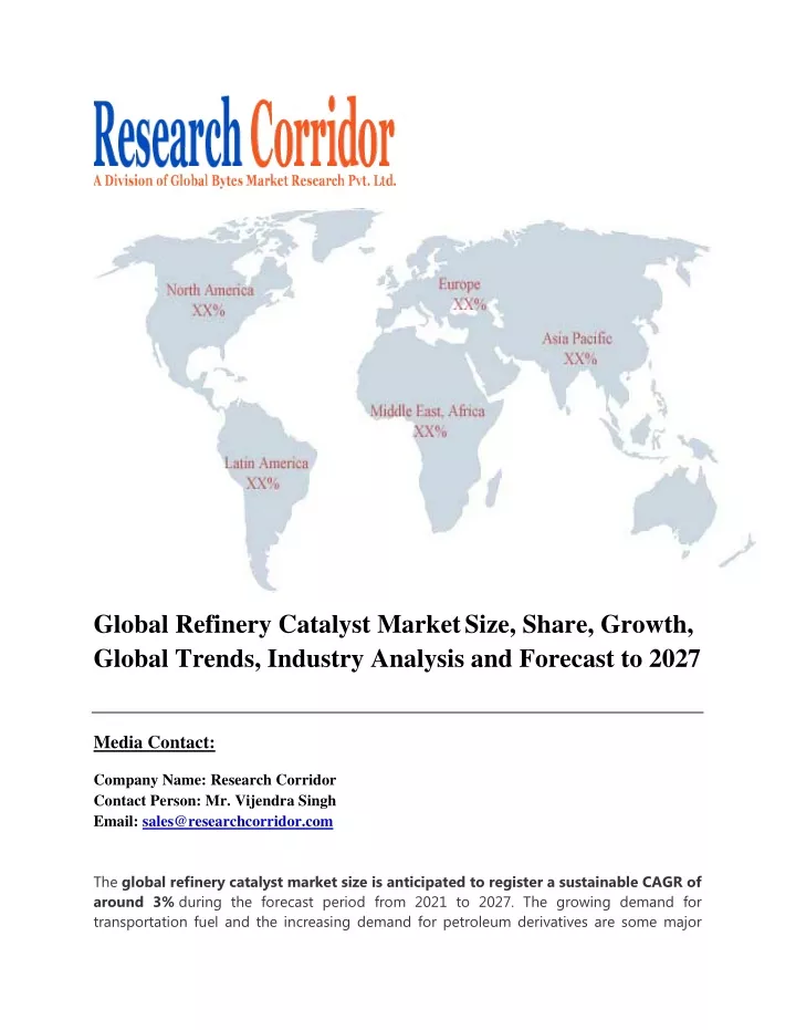 global refinery catalyst market size share growth