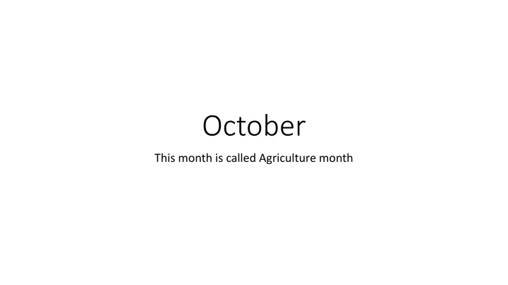 october