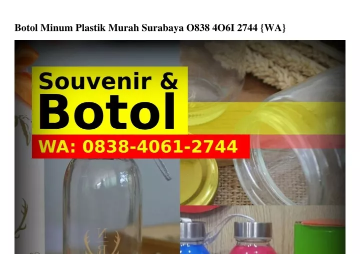 botol minum plastik murah surabaya o838 4o6i 2744