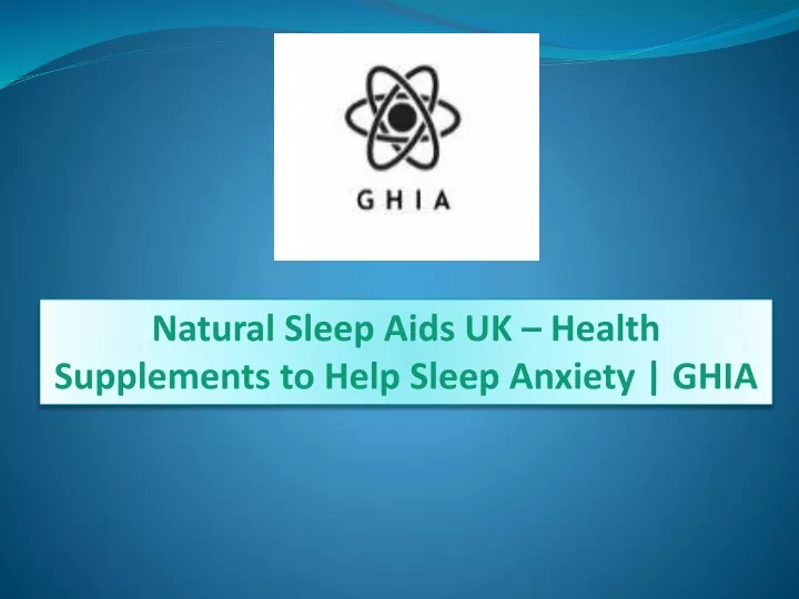 natural sleep aids uk health supplements to help