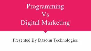 programming vs digital marketing