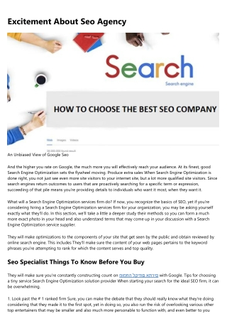 Examine This Report about Seo Specialist