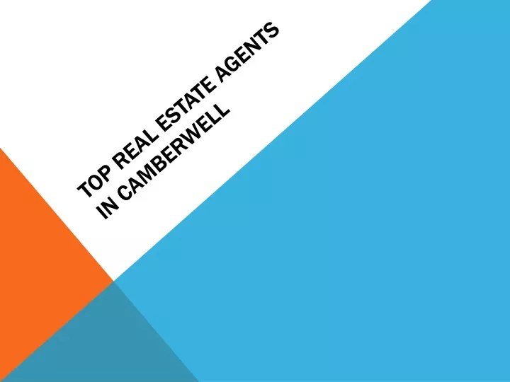 top real estate agents in camberwell