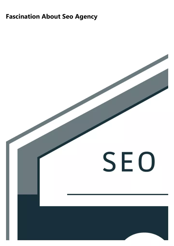 fascination about seo agency