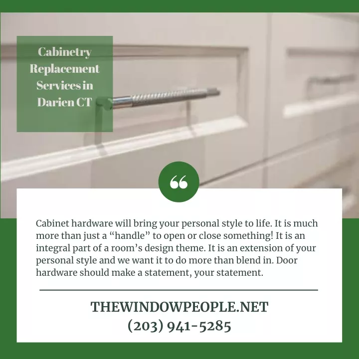 cabinetry replacement services in darien ct