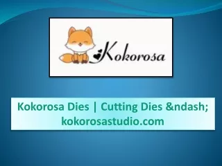 cutting dies