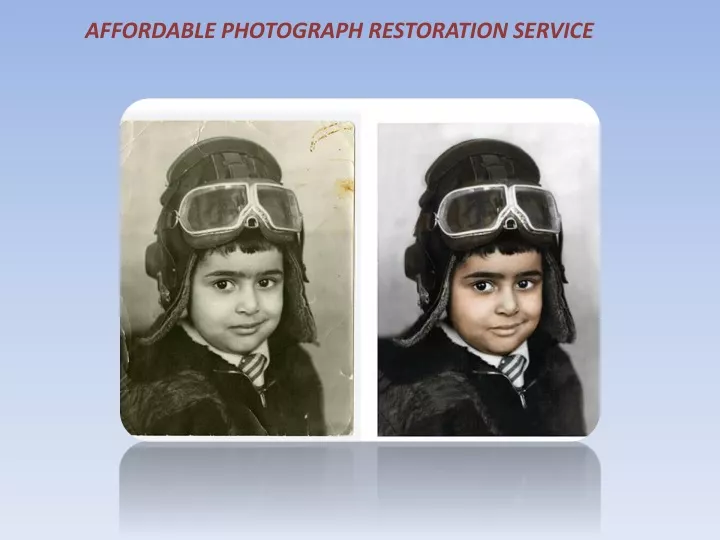 affordable photograph restoration service