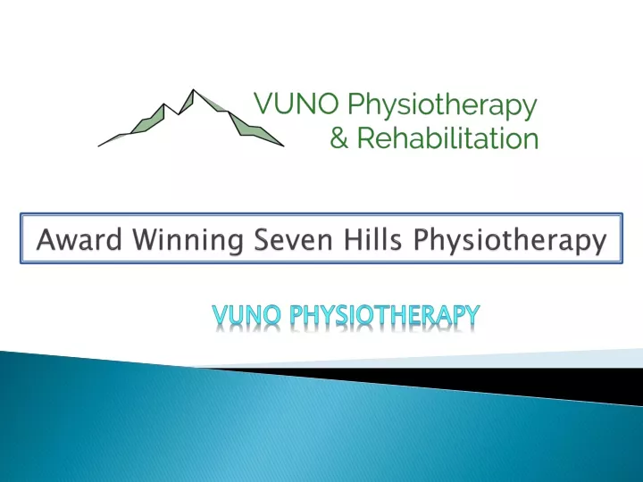 award winning seven hills physiotherapy