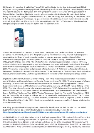 Tăng Khả Năng Tổng Hợp Protein - Creatine Monohydrate Là Gì