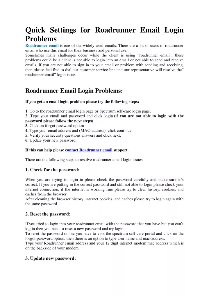 RR.com Login - Roadrunner, Spectrum TWC Email Login