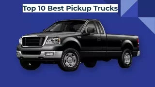 Top 10 best pickup trucks pdf