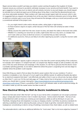 Typical Electric Troubles In Your House