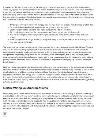 5 Electric Repair Services To Make Your Residence Safe