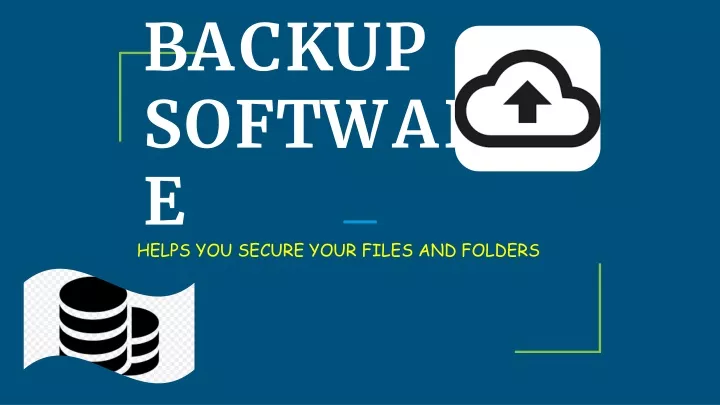 backup software