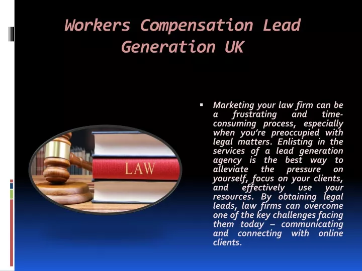 workers compensation lead generation uk