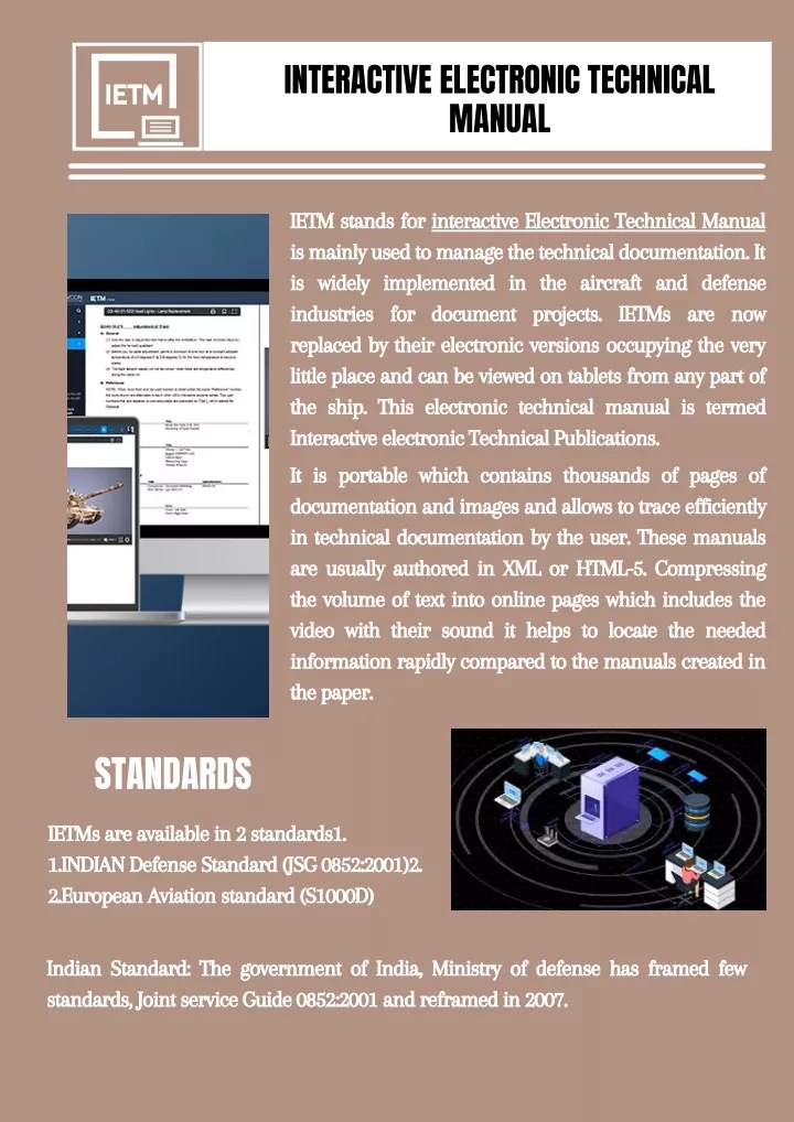 interactive electronic technical manual