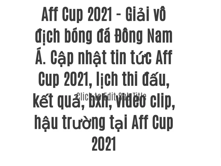 aff cup 2021