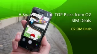 a snapshot of the top picks from o2 sim deals