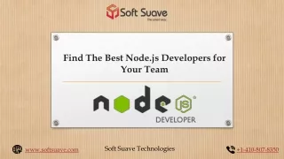 Find The Best  Node.js developers for your team