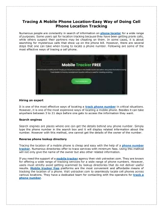 mobile tracker free|track a phone number